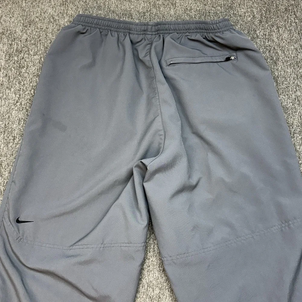 Nike‎ Team Windbreaker Track Pants Mens XL Gray Woven Relaxed Baggy 138942